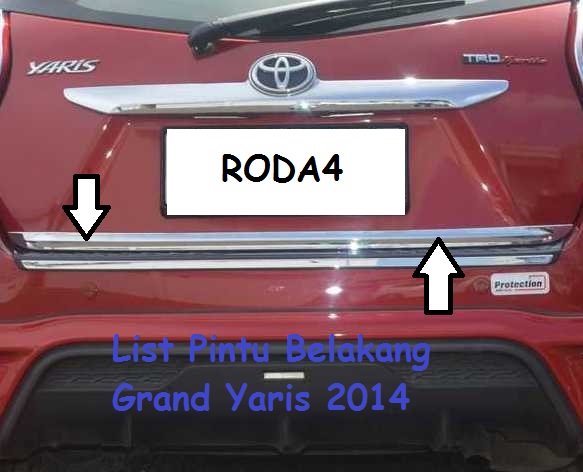 jual list pintu belakang bawah grand all new yaris 2014 trunk lid belakang jual list pintu belakang bawah grand all new yaris 2014 trunk lid belakang