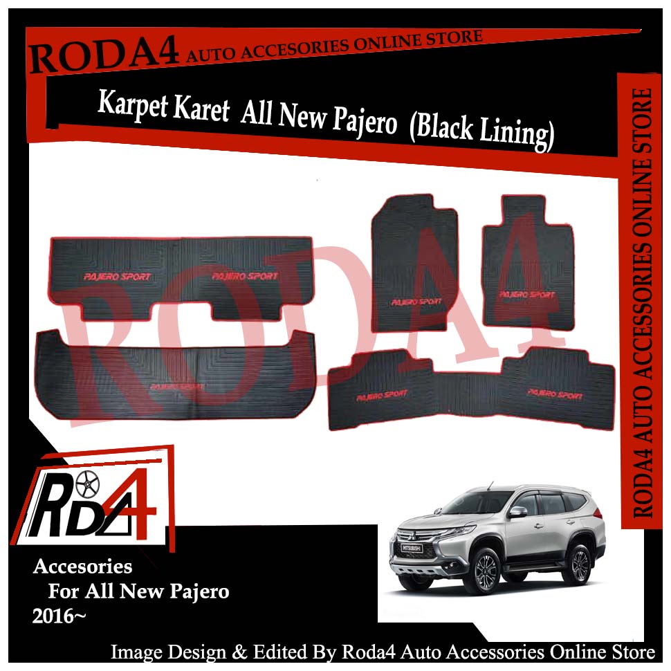 jual karpet karet mobil all new pajero 2016 black lining import product karpet karet mud jual karpet karet mobil all new pajero 2016 black lining import product karpet karet mud