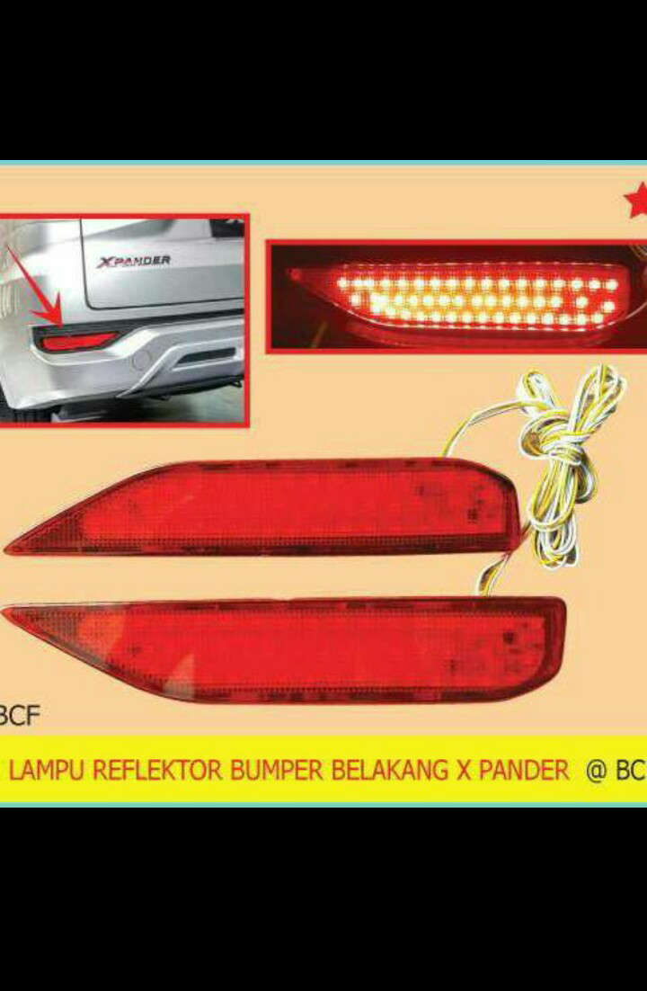 Jual Lampu Reflektor LED Bumper  Belakang Rear Bumper  