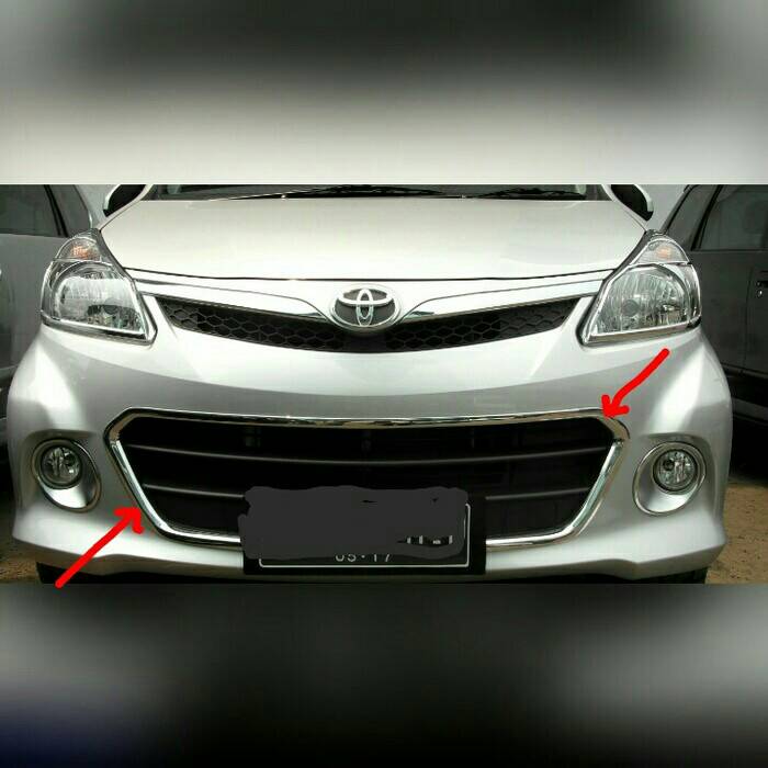 Jual List Bumper Bemper depan All new Avanza Veloz 