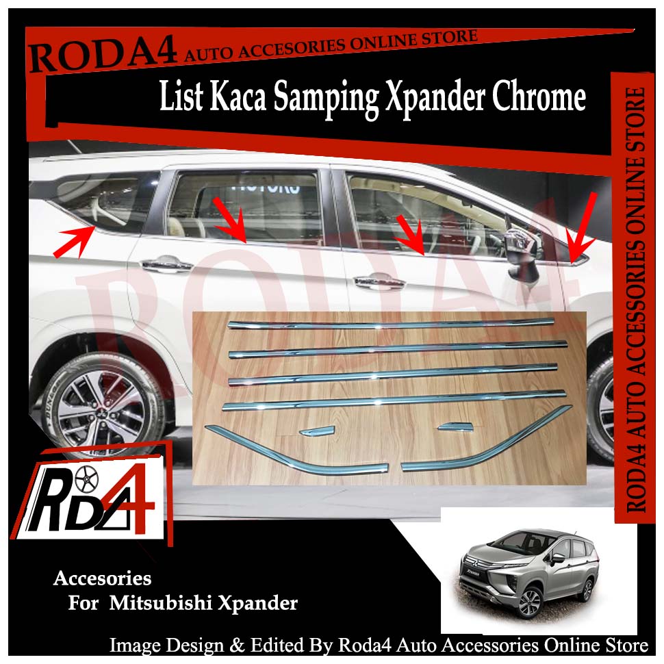 Jual List Kaca Samping Xpander Chrome List Kaca